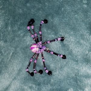 Beaded spider decor 2x2x1 inches
